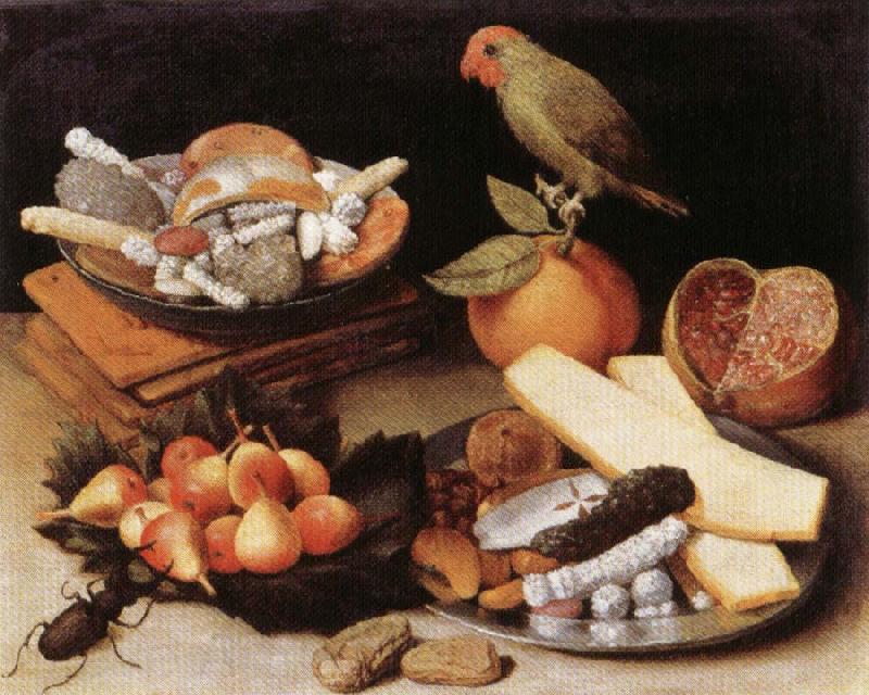 FLEGEL, Georg Still Life with Parrot Norge oil painting art